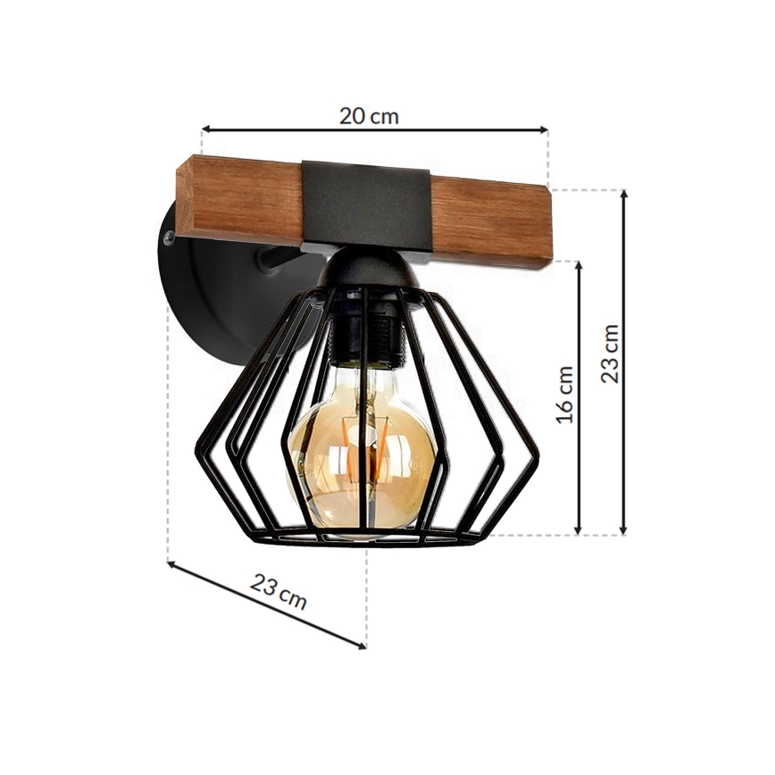 Zidna lampa ULF 1xE27/60W/230V