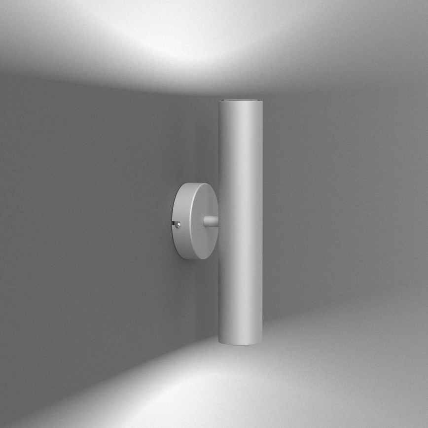 Zidna lampa WALL 2xGU10/8W/230V bela