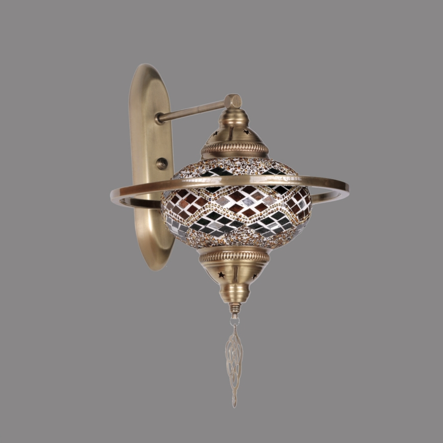 Zidna lampa YENI 1xE27/40W/230V bronzana