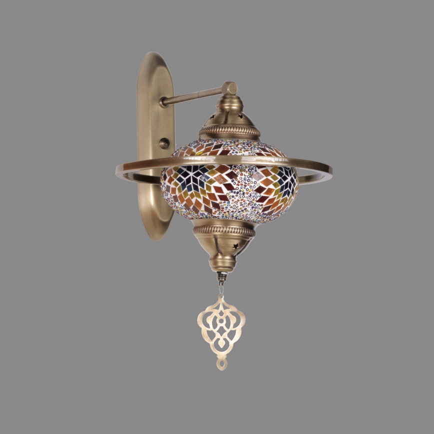 Zidna lampa YENI 1xE27/40W/230V bronzana