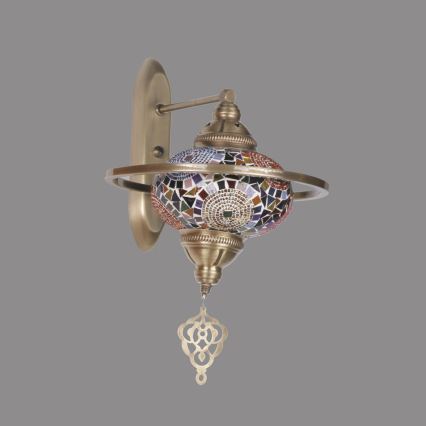 Zidna lampa YENI 1xE27/40W/230V bronzana