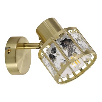 Zidna lampa ZAHARA 1xE27/10W/230V zlatna