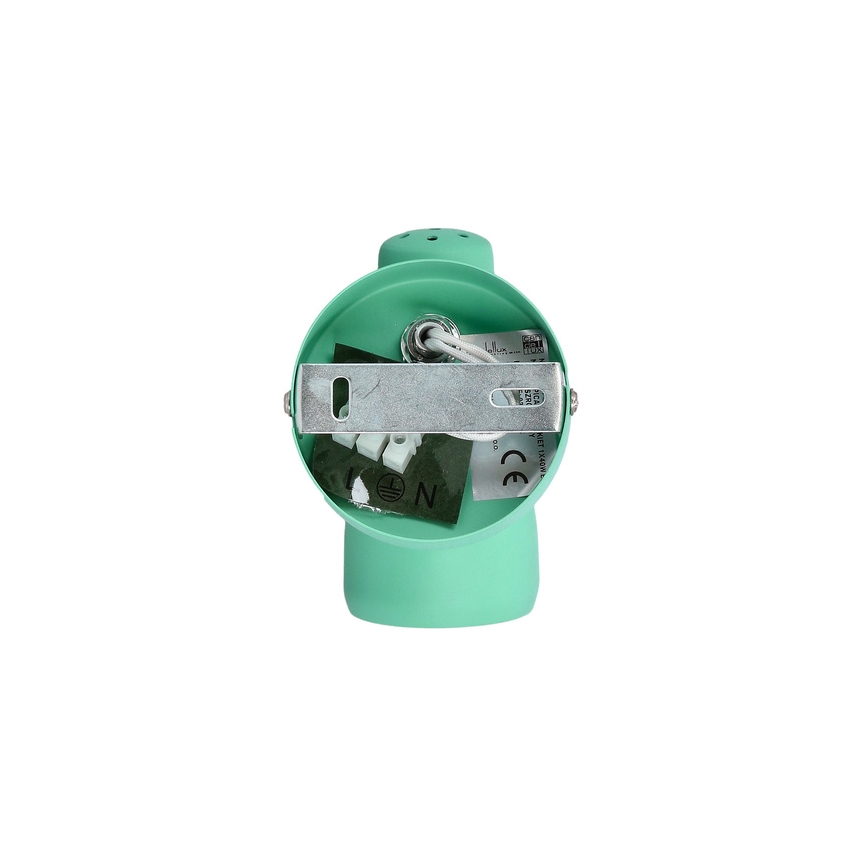 Zidna lampica PICARDO 1xE14/40W/230V tirkizna