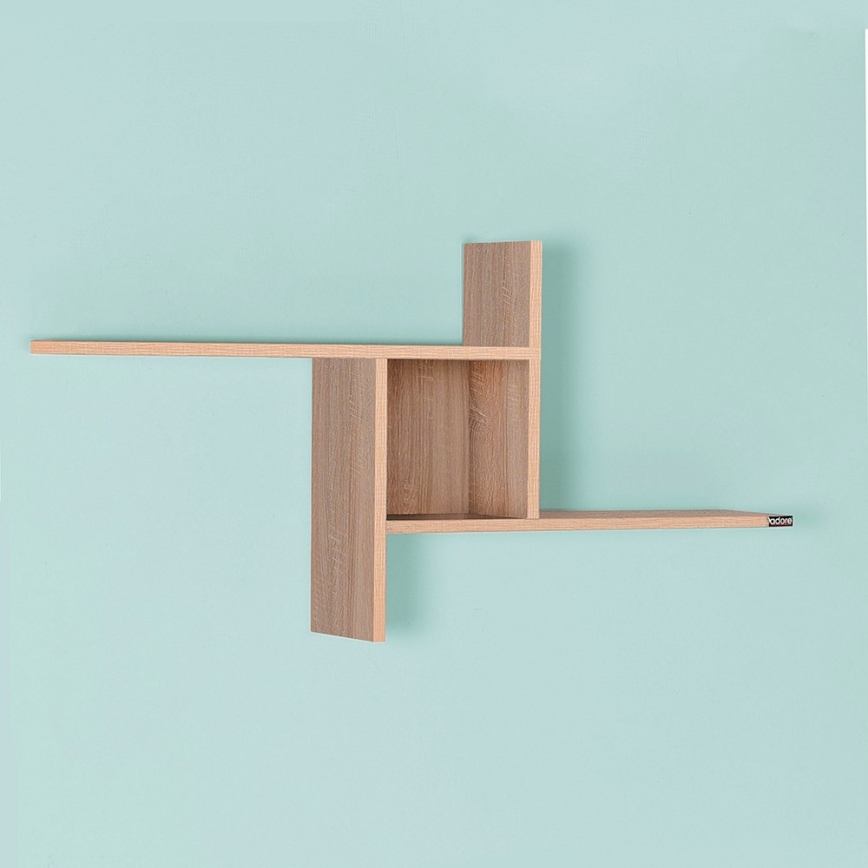 Zidna polica 50x100 cm braon