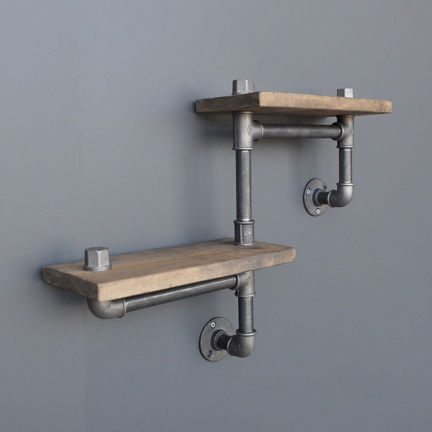 Zidna polica BORURAF 30x55 cm smreka