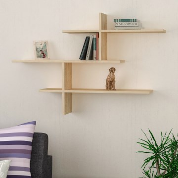 Zidna polica LEO 80,5x123 cm hrast