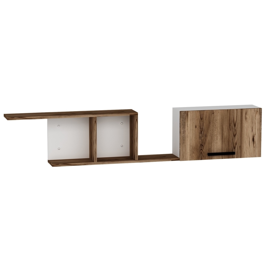 Zidna polica NEWRA 35x150 cm, braon