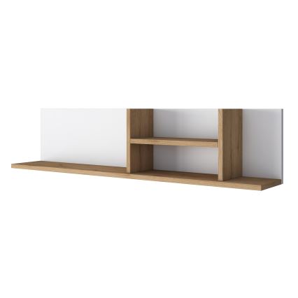 Zidna polica RANI 120x25 cm bež/bela