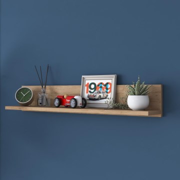 Zidna polica RANI 90x15 cm braon