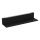 Zidna polica sa LED osvetljenjem SHELF 10x60 cm crna