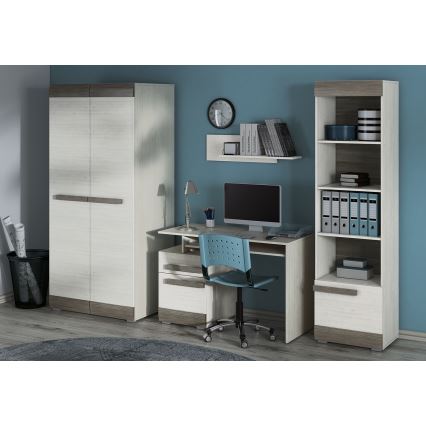 Zidna polica SARPA 23x92 cm bela