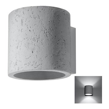Zidna reflektorska svetiljka ORBIS 1xG9/40W/230V beton