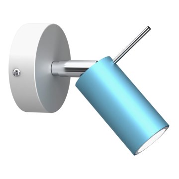 Zidna reflektorska svetiljka PRESTON 1xGU10/MR11/40W/230V plava