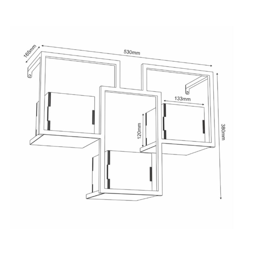 Zidna saksija 38x53 cm