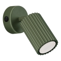 Zidna spot lampa KARBON 1xGU10/10W/230V zelena