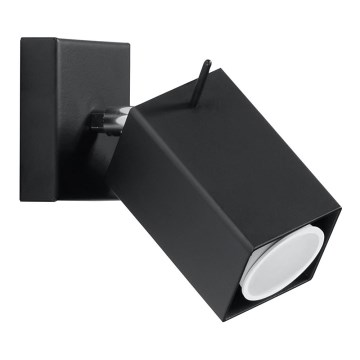 Zidna spot svetiljka MERIDA 1xGU10/40W/230V crna