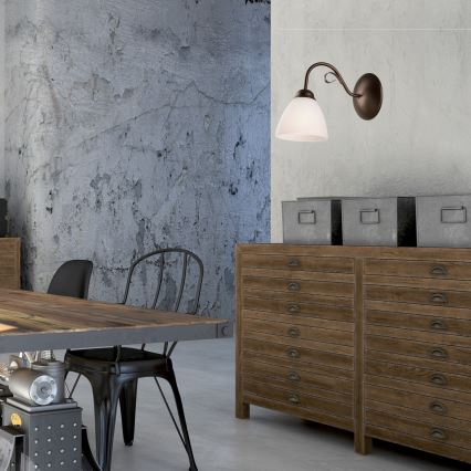 Zidna svetiljka ADELLE 1xE27/60W/230V