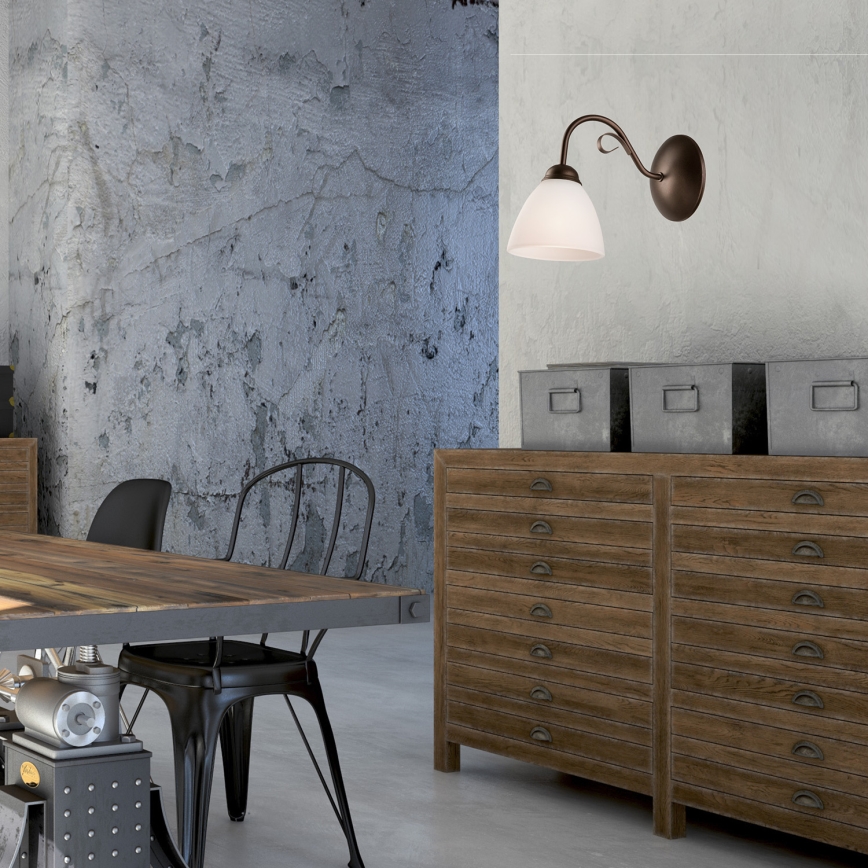 Zidna svetiljka ADELLE 1xE27/60W/230V