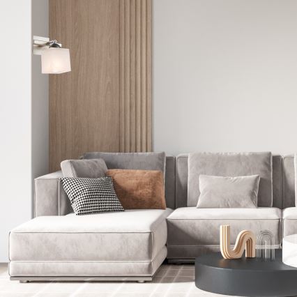 Zidna svetiljka KLARA 1xE14/40W/230V mat hrom