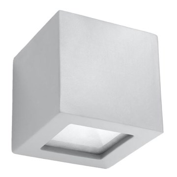 Zidna svetiljka LEO 1xE27/60W/230V siva