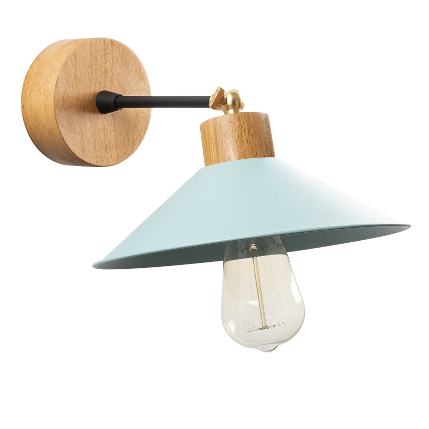 Zidna svetiljka MANAVGAT 1xE27/40W/230V braon/plava