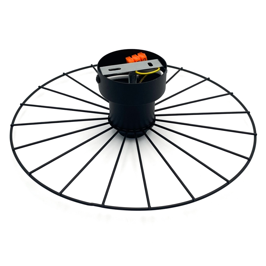 Zidna svetiljka MONTANA 1xE27/15W/230V prečnik 30 cm crna