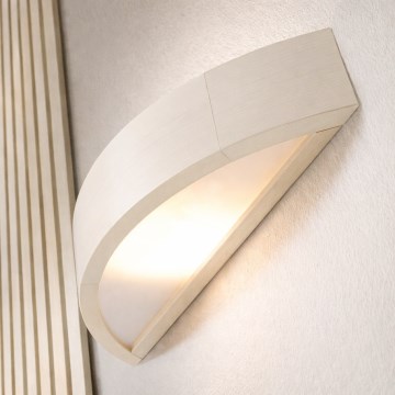 Zidna svetiljka NATURAL 1xE27/60W/230V borovina/krem
