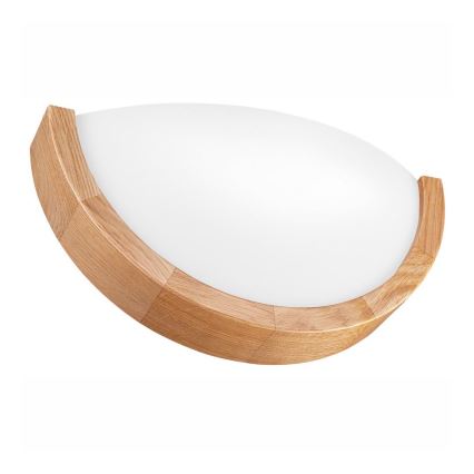Zidna svetiljka OAK SLIM 1xE27/60W/230V hrast