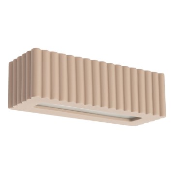 Zidna svetiljka RIGATA 1xE27/15W/230V keramika/taupe