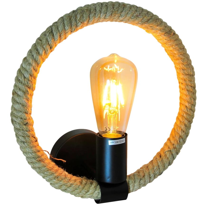Zidna svetiljka ROPE ARTHUR 1xE27/12W/230V