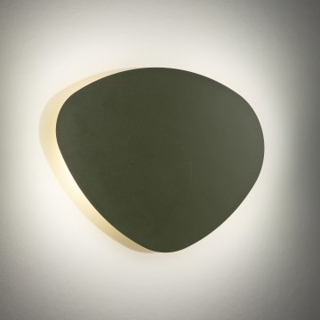 Zidna svetiljka STONE 2xG9/8W/230V 30x39 cm zelena