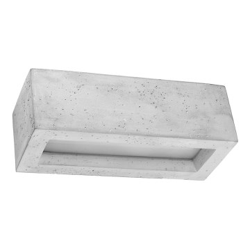 Zidna svetiljka VEGA 1xE27/60W/230V 30 cm beton