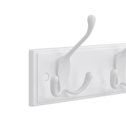 Zidna vešalica KATE 40x11x7 cm bela