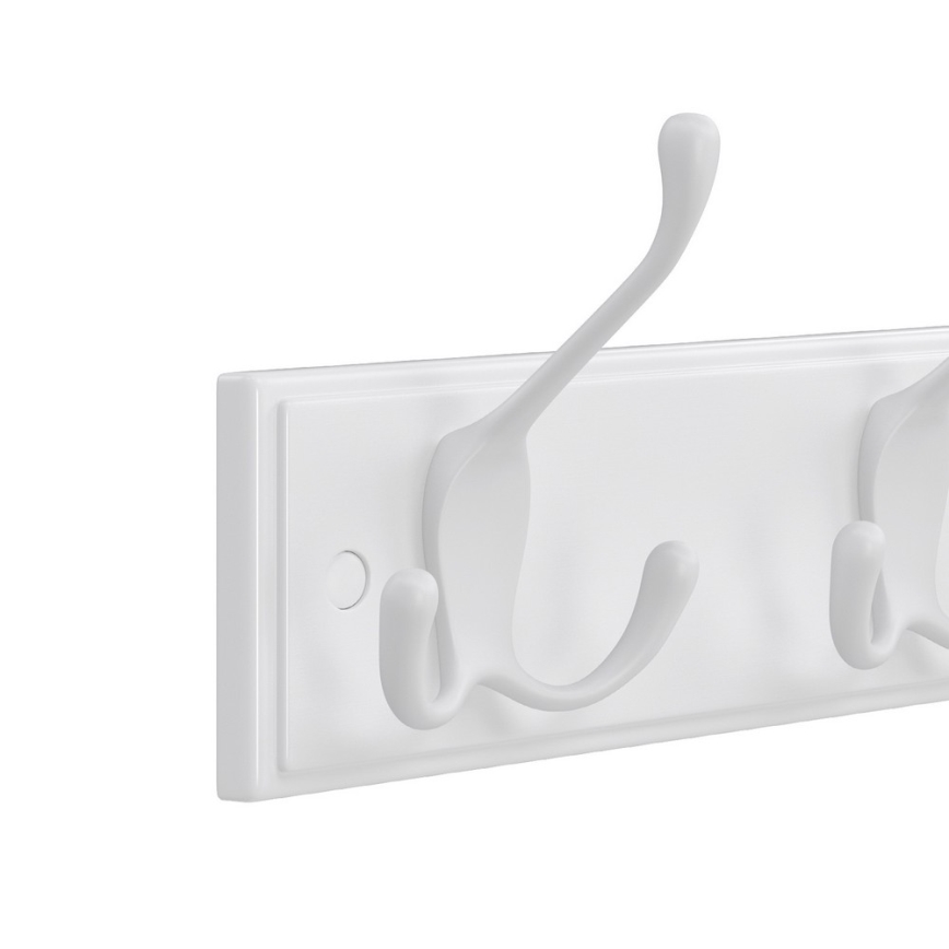 Zidna vešalica KATE 40x11x7 cm bela