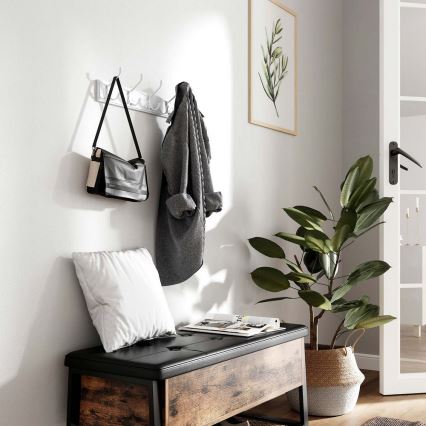 Zidna vešalica KATE bela