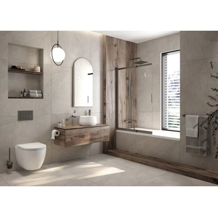 Viseća WC školjka ROUND + toaletna daska SoftClose ROUND (prigušiva) + taster za ispiranje SIGMA + ugradni modul + izolaciona podloga