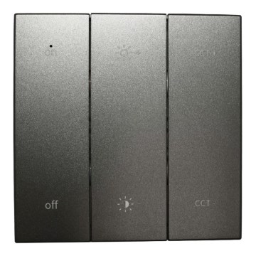 Zidni daljinski upravljač SHAPE 2xAAA crni