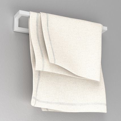 Zidni držač za peškire 7x40 cm beo