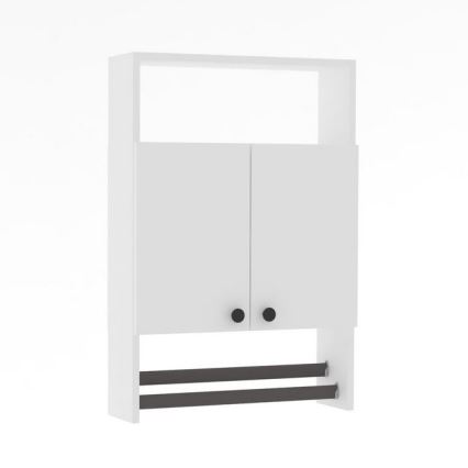 Zidni ormarić BANYO 87x60 cm beo