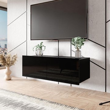 Zidni ormarić CALABRINI 34x105 cm crni