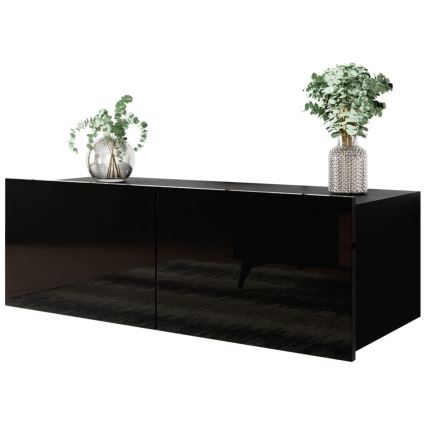 Zidni ormarić CALABRINI 34x105 cm crni