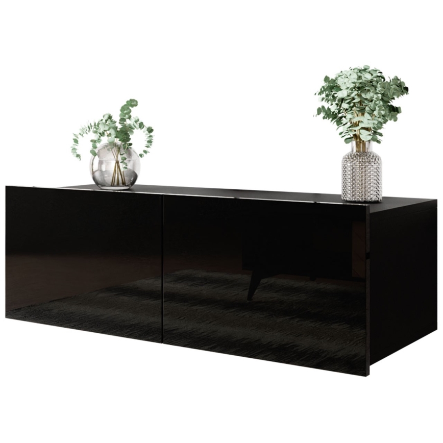 Zidni ormarić CALABRINI 34x105 cm crni
