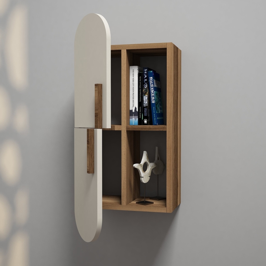 Zidni ormarić ROSE 60x35 cm braon/krem