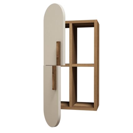 Zidni ormarić ROSE 60x35 cm braon/krem