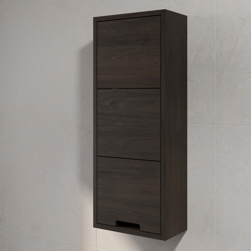 Zidni ormarić za kupatilo GRIBSKOV 90 cm, braon/hrast