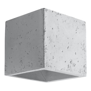 Zidni spot QUAD 1xG9/8W/230V beton