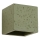 Zidni spot QUAD 1xG9/8W/230V beton/zelena
