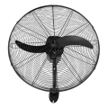 Zidni ventilator 115W/230V, prečnik 66 cm, crne boje + daljinski upravljač