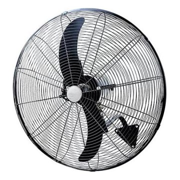 Zidni ventilator 180 W/230 V, prečnik 66 cm, u crnoj boji + daljinski upravljač
