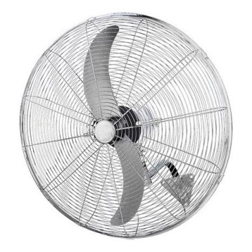 Zidni ventilator 180W/230V, prečnik 66 cm, srebrne boje + daljinsko upravljanje